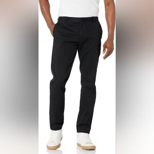 Vince Lightweight Griffith Slim Fit Black Chino Pants